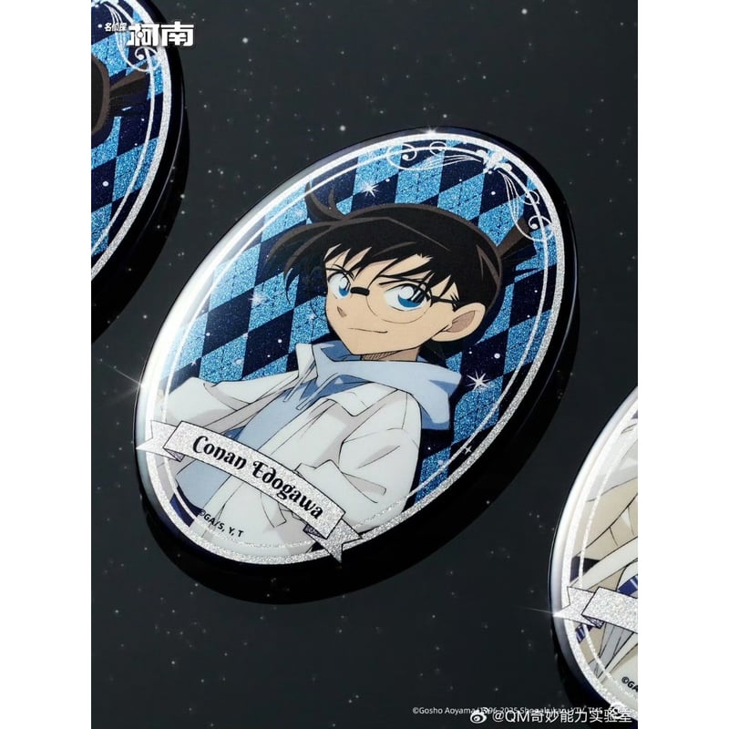 名探偵コナン 一番カフェ2016 黒の組織 缶バッジ ジン 名探偵コナン 一