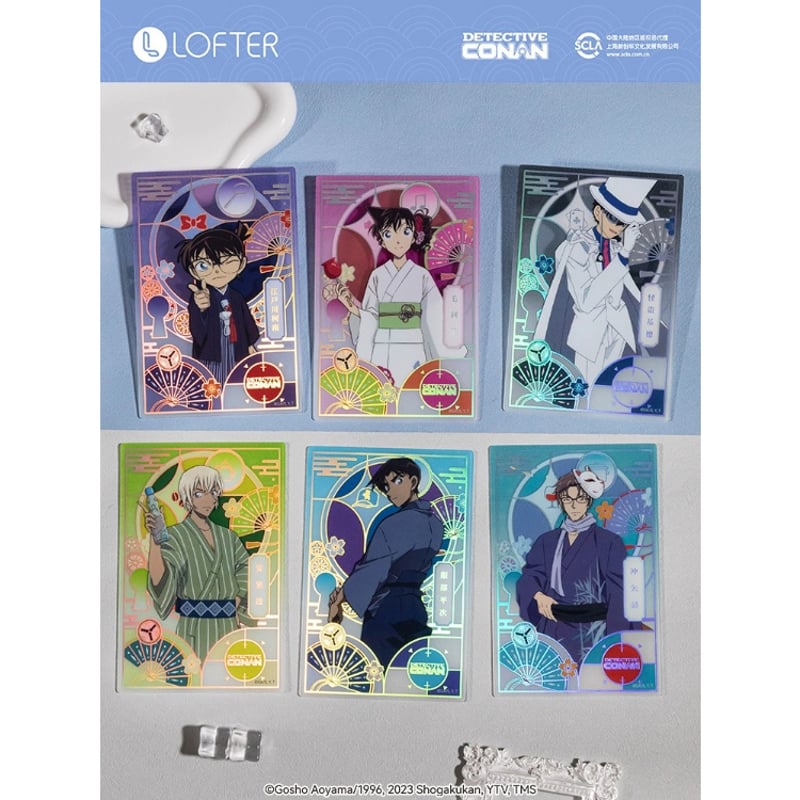 名探偵コナン × NetEase LOFTER】コラボ 中国発売「彩窓」PVCクリア