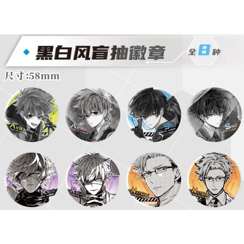 ペルソナ ナンジャタウン 女神異聞録 ピアスの少年 グリッター缶バッジ