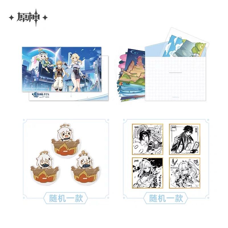 18000円注文特典【原神】2023年FES三周年記念 ポストカード アクスタ