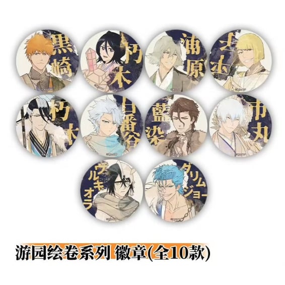 BLEACH 日番谷冬獅郎 缶バッジ 9個セット 2025年最新】bleach 日番