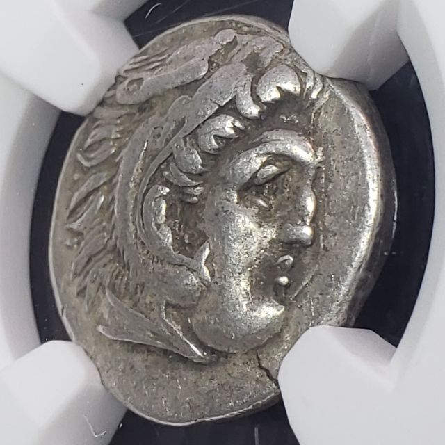 珍品）ケルト族発行 古代 ドラクマ銀貨 アレキサンダー大王 JCC