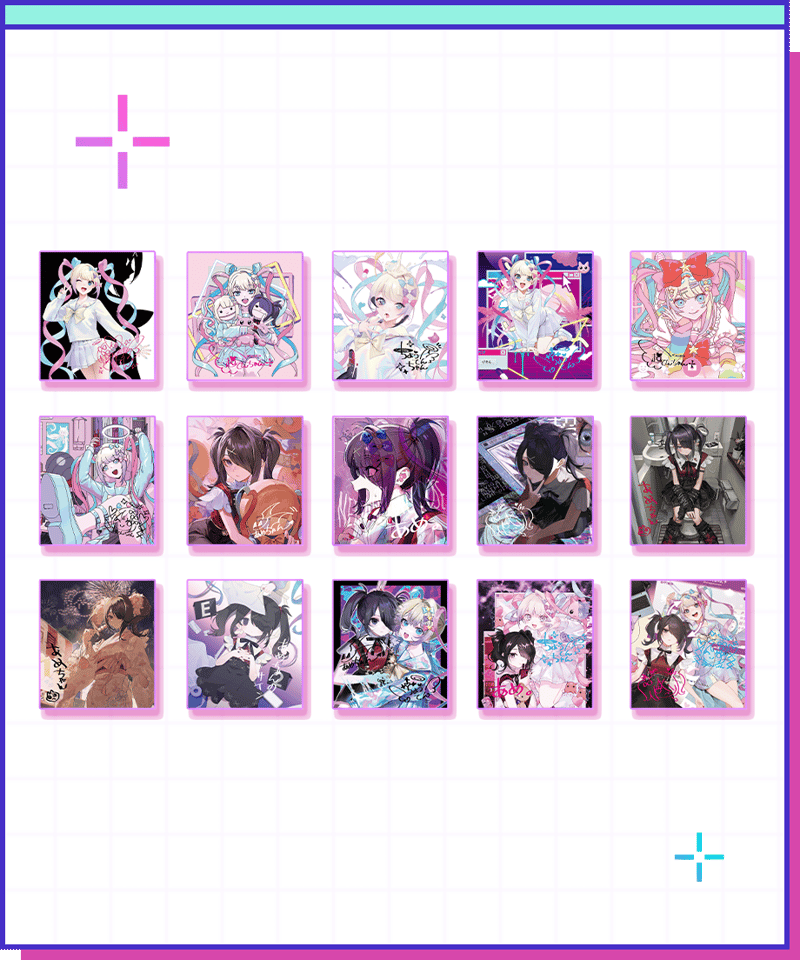 NEEDY GIRL OVERDOSE アニメイト店舗限定購入特典 ミニ色紙 Amazon.co