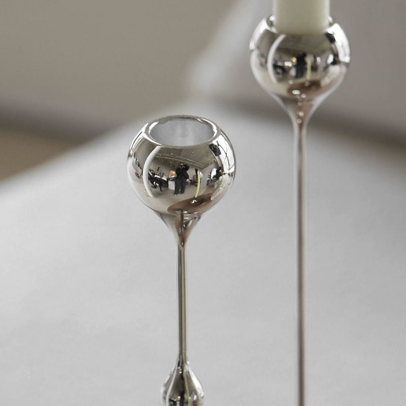 candle-03098 Drop シルバー キャンドルスタンド | ART OF BLACK