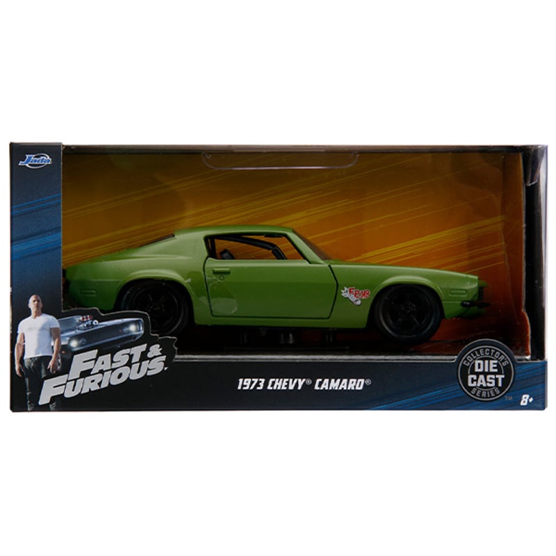 JADATOYS 1:32 ワイルドスピードダイキャストカー 1973 CHEVY CAMAR