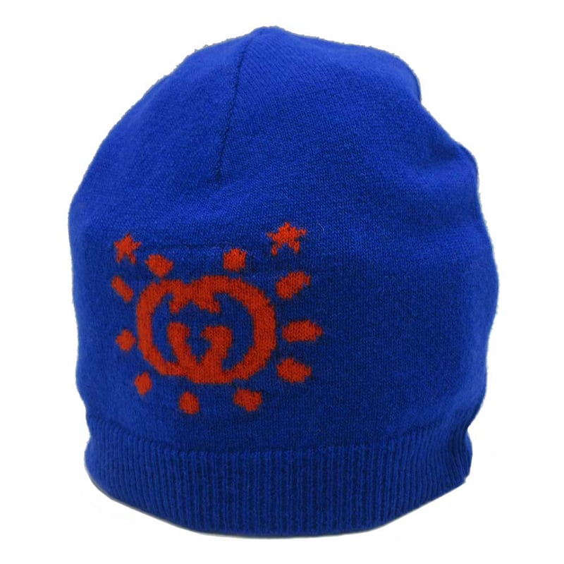 こたちゃん様◇ GUCCIロゴ / ウール100% 子供用 ニットキャップ こた