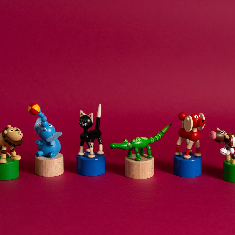 Czech Wooden Push Toy | BREMENS - 旅と暮らしの雑貨店