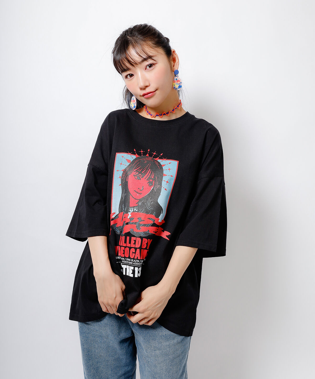 STPR すとふぇす フルグラフィックTシャツ めておら 心音 心音 す