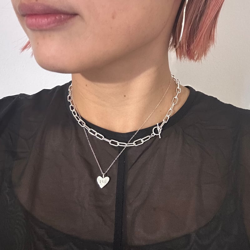 受注制作】love you/me necklace | hideka kanamaru