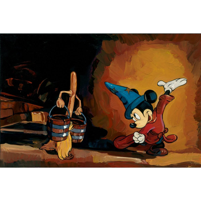 ディズニー公式作家「アリソン・レフコート」作品 ミッキーマウス 直筆