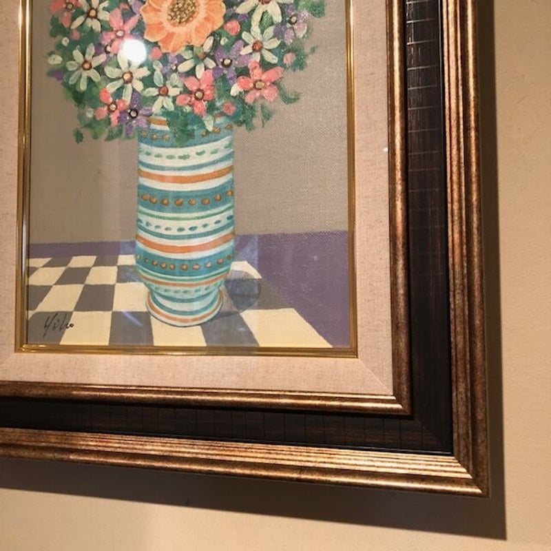 児島裕子｜油画『花』 | 丘のギャラリーComfy