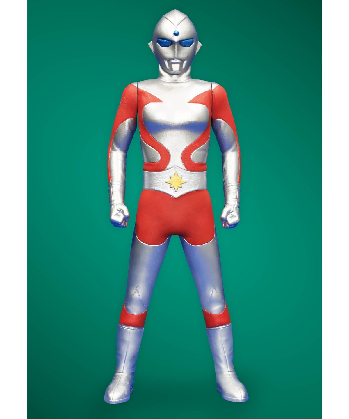 墓場の画廊 ソフビ ジャンボーグA エメラルド星人 ソフビマスク取れ