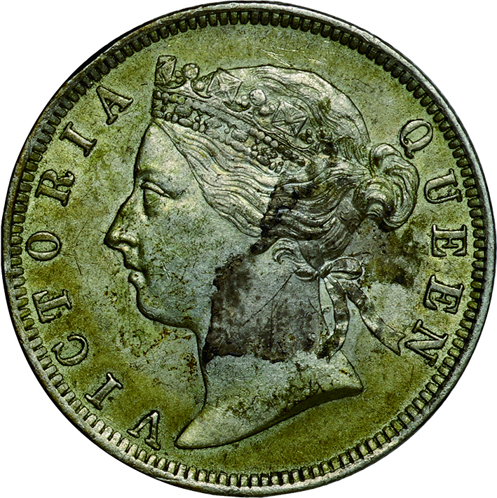 香港(Hong Kong), 1885, 銀(Ag), 20ｾﾝﾄ Cents, , 美/極美, VF/EF