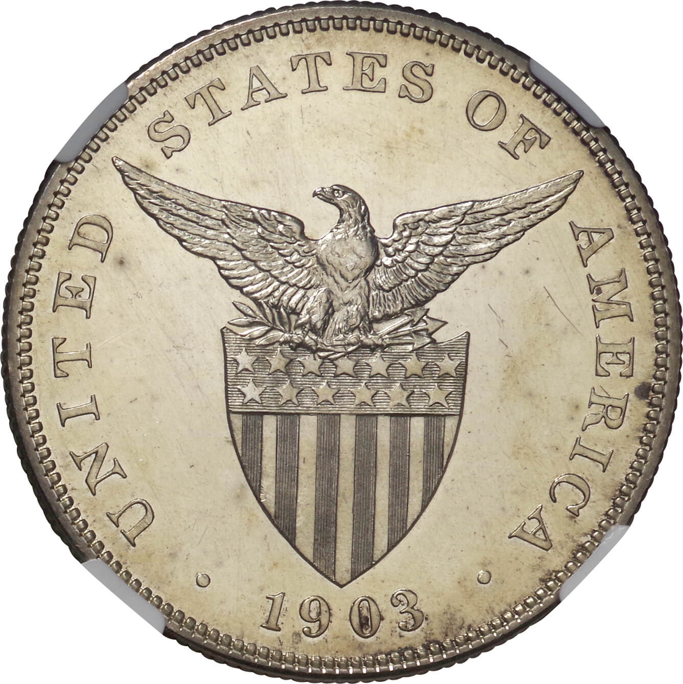 フィリピン-Philippines. NGC PF60. プルーフ 極美／未. Proof AU