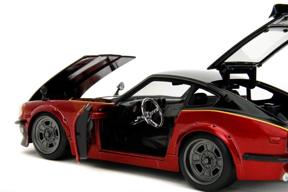 1:24 Fast & Furious - 1972 Datsun 240Z (Black/Red Metallic w