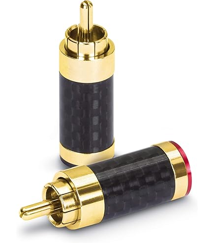 Furutech FP-120 F (R) RCA Plug (1 Piece) Red : Amazon.de