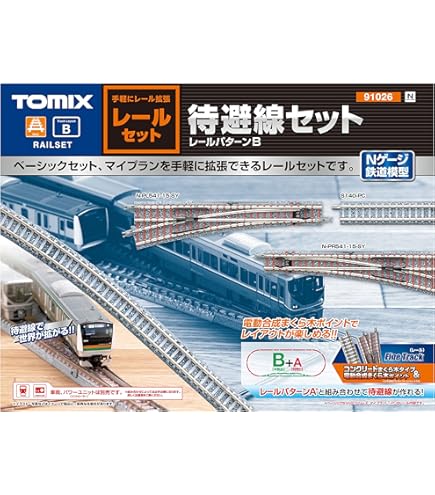 Amazon | TOMIX Nゲージ ワイドレール待 避線駅セットII レール