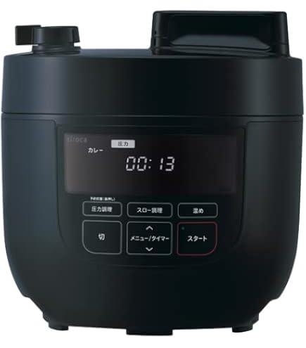 Amazon | siroca 電気圧力鍋 SP-D131 ブラウン[圧力/無水/蒸し/炊飯