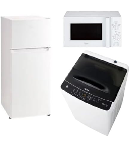 2024年製 Haier 家電3点セット 冷蔵庫 洗濯機 電子レンジ 楽天市場