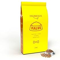 Amazon.co.jp: INUMESHI フィースト ドッグフード 1歳以上 大型犬用
