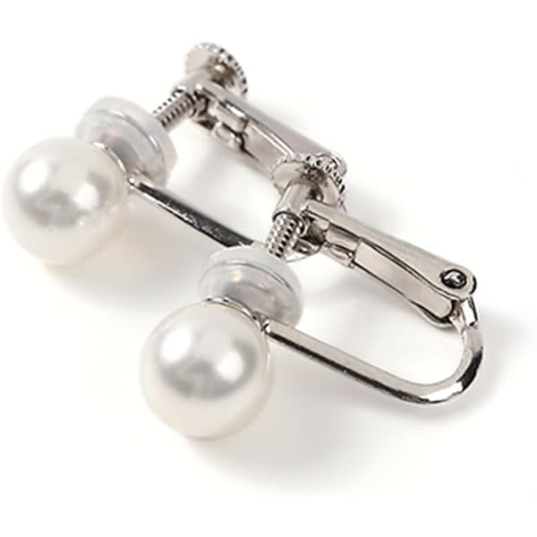 Amazon | PLUSTER 本真珠 ピアス 一粒 K18 (宇和島 真珠 本物 8.5-9.0