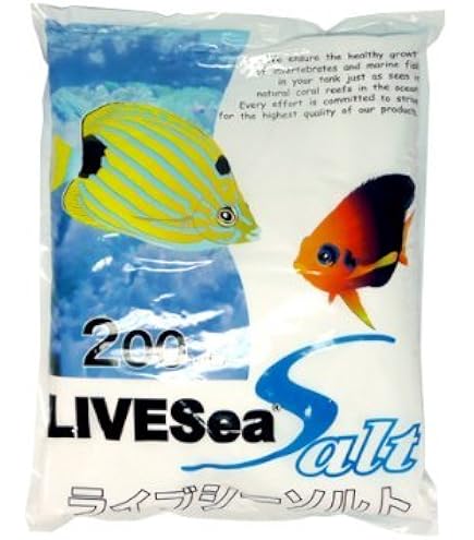 Amazon.co.jp: Live Sea Salt for 13.6 fl oz (600 L) (200 L) x 3