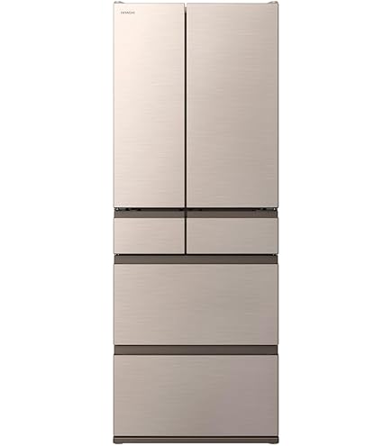 Amazon.co.jp: 日立 冷蔵庫 幅65cm 540L クリスタルミラー R-HXC54T X