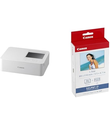 Amazon | キヤノン SELPHY CP1300 モノクロ プリントキット(ホワイト