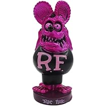 Amazon.co.jp: RAT FINK メタリックラットフィンク レッド ボビング