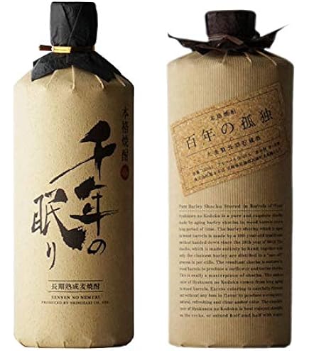 Amazon.co.jp: 黒木本店 百年の孤独 樽熟成 麦焼酎 40度 720ml : 食品