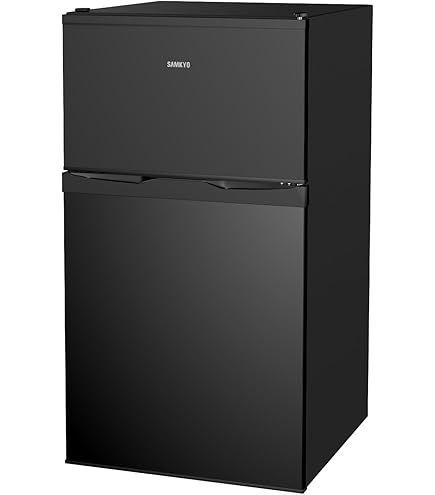 Amazon | COMFEE' 冷蔵庫 90L 幅47.8cm 2ドア 右開き コンパクト 耐熱