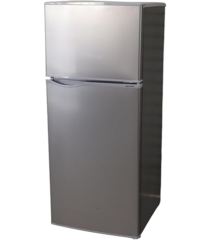 Amazon.co.jp: シャープ 137L 2ドア冷蔵庫（シルバー系）SHARP SJ-14Y