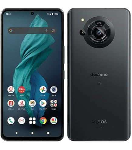 Amazon | AQUOS R8 pro SH-R80P ブラック 6.6型 12GB/256GB SIMフリー