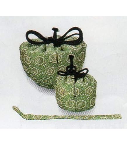 Amazon.co.jp: 逢絢亭茶道具 仕覆 三つ組仕覆 正絹 名物裂 紹鴎緞子