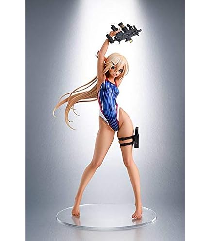 Amazon.co.jp: ARMS NOTE 水泳部のコウハイちゃん 青色ラインの水着Ver