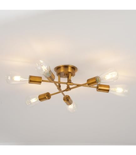 Amazon.co.jp : ペンダンライト 6灯 アンティークレトロ リビング