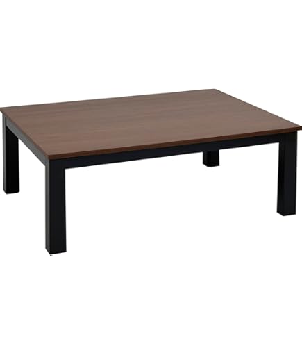 Amazon.co.jp: [山善] 家具調 こたつ テーブル 幅105×奥行75cm 長方形