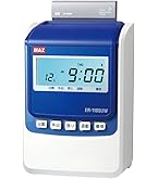 Amazon | マックス 電子タイムレコーダー 電波時計付き ER-80SUW