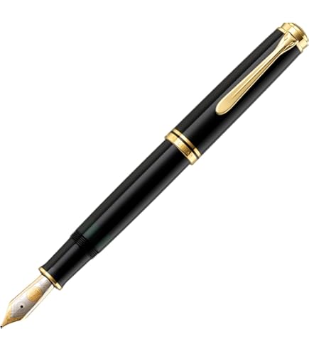 Amazon | Pelikan ペリカン 万年筆 EF 極細字 スーベレーン ブラック