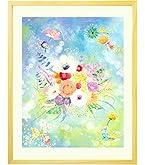 Amazon.co.jp: 結婚祝い 結婚記念日 プレゼント ブーケ 絵 幸せアート