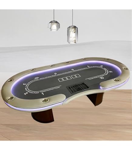 Amazon | 折りたたみ式 テキサスホールデムブラックジャックテーブル