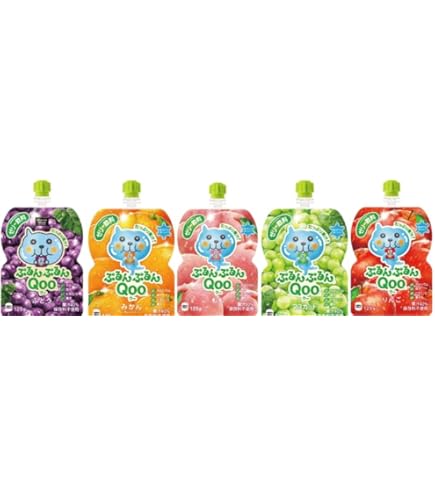 Amazon.co.jp: Qoo (クー) ぷるんぷるん 6種 x各6本セット ぶどう