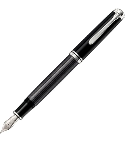 Amazon | Pelikan ペリカン スーベレーン M800万年筆黒 BB 極太 M800