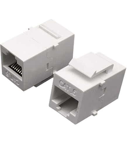 Amazon.co.jp: iwillink RJ45 Cat6 キーストーンカプラー 25個パック