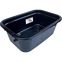 Amazon | 五色アクア メダカ飼育容器 75リットル 黒 オーバーフロー