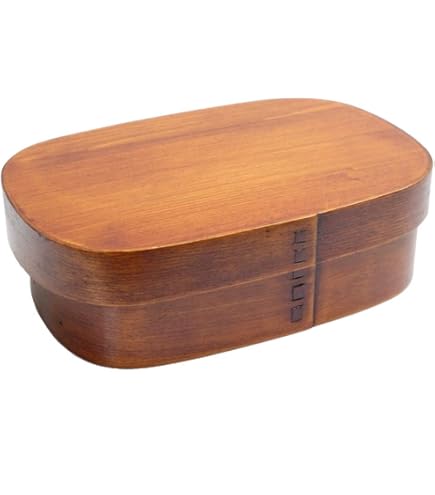 Amazon｜かのりゅう 曲げわっぱ弁当箱 Anti W くつわ Na 18×12.5×6.5cm