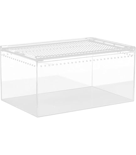 透明ケージ飼育・ディスプレイ用 角に補修跡あり Amazon | PUERI