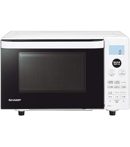 Amazon | シャープ RE-F163-W(ホワイト) オーブンレンジ 16L フラット