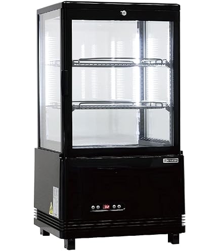 Amazon | 18Depot 冷蔵ショーケース 78L コンパクト 業務・家庭両用