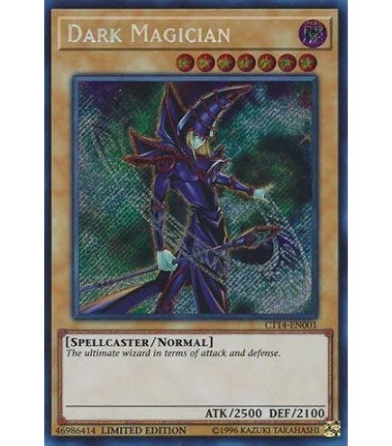Amazon.co.jp: ダークマジシャン - 25TH-EN001 - ウルトラレア - 初版